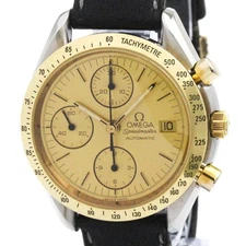 OMEGA Speedmaster 18K Gold Steel Automatic Mens Watch 3712.10 Polished BF582379