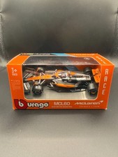 BBurago 1:43 2023 British GP McLaren F1 MCL60 #81 Oscar Piastri New w/ Helmet