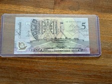 Early Issue 1992 $5 Polymer Note AA28455695