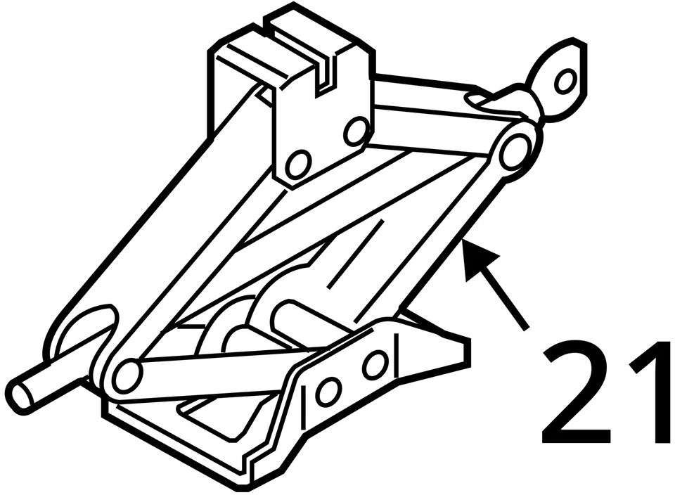 Nissan Versa 2018 gato de tijera de repuesto para coche JGOCA Foto 4 de 4