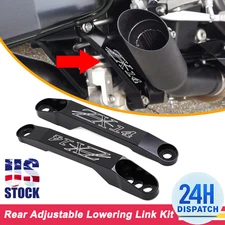 Adjustable 0-4" Rear Lowering Link Kit For Kawasaki Ninja ZX14R ZX1400 2006-2022
