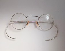 Vintage Bausch  Lomb Eyeglasses With Lenses Silver Colored