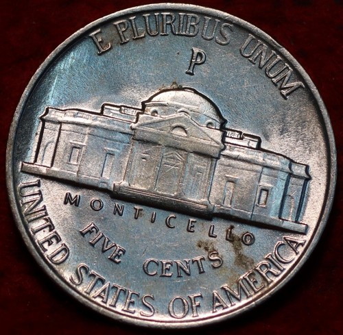Uncirculated 1943 Philadelphia Mint Silver Jefferson Nickel - 第 2/2 張圖片