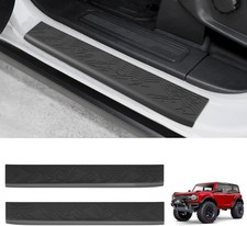Door Sill Guards Protectors Compatible with 2024 2023 2022 For Bronco 2 Door