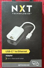 NXT Technologies NX52348 Network Adapter USB-C to Ethernet - NEW! ~ Ships Free