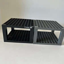 TOMBOW Slotted Artists Brush Pen Holder Desk Stand & Similar Unmarked Lot Of 2