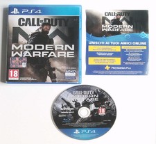 PS4 : CALL OF DUTY : MW Modern Warfare - Completo, ITALIANO ! PLAYSTATION 4 PS5
