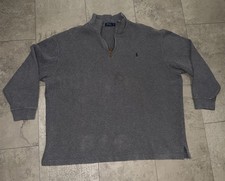 Polo Ralph Lauren Men's Quarter Zip Dark Gray Sweater