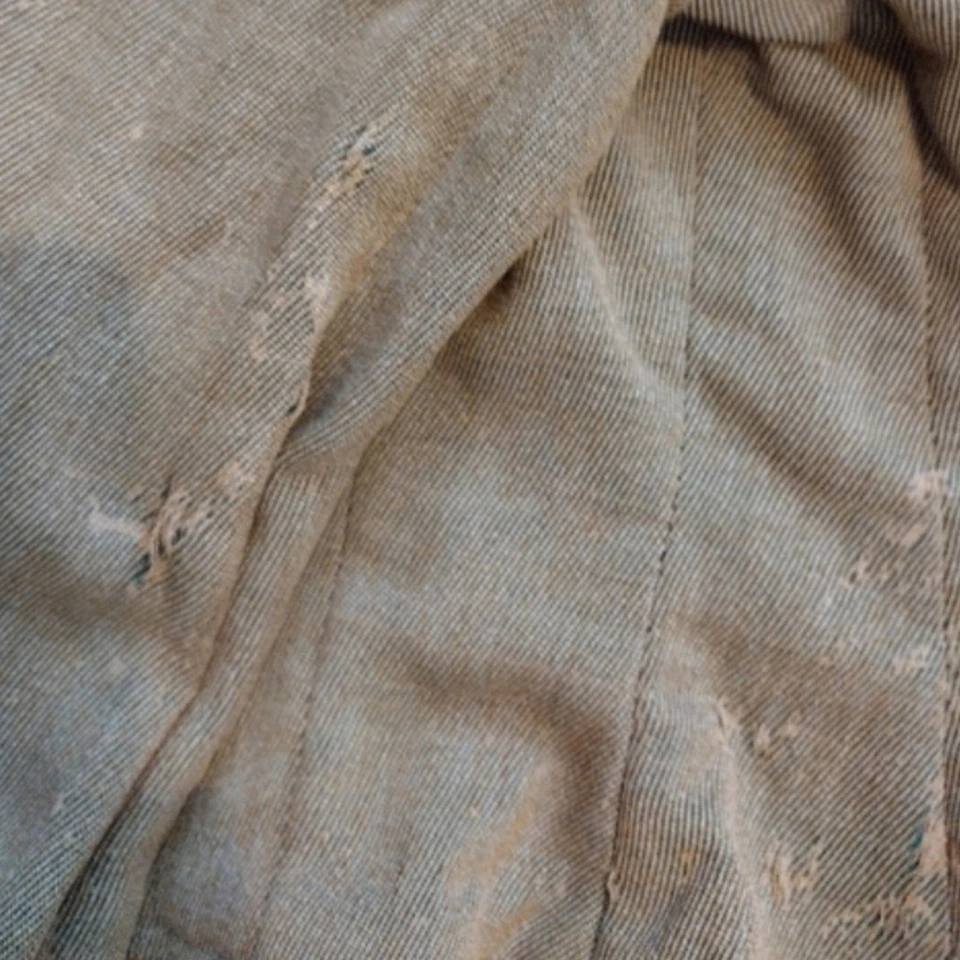 Antiguo Abrigo Victoriano Eduardiano Cintura Blazer Chaqueta Bolero Tostado Talla Pequeña Años 1890 Foto 4 de 4