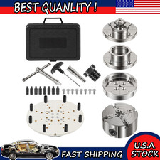 For Nova 1" x 8 TPI Thread 4-Inch Self-Centering 4 Jaw Wood Lathe Chuck Set