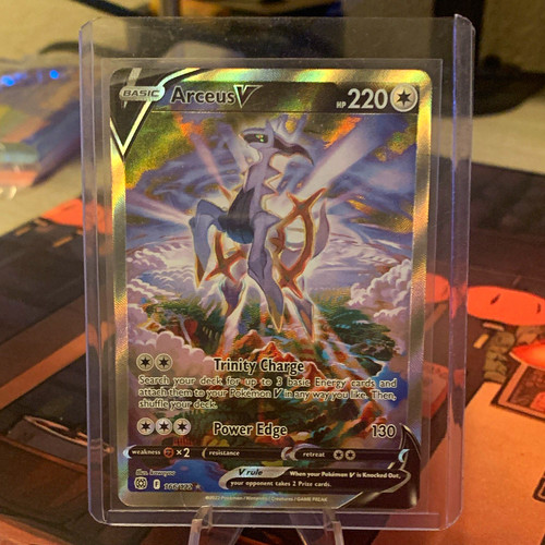 Pokemon Company Arceus V 166/172 Brilliant Stars Full Art Holo UR EN