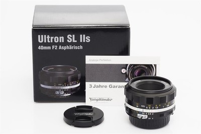 Voigtländer Ultron 2/40mm SLII-S AIS Black f. Nikon F-Mount