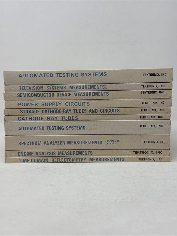Vtg Lot of 10 Tektronix 1960s/70s Manuals :circuit Concepts, Measurement Con. - Image 2 of 4