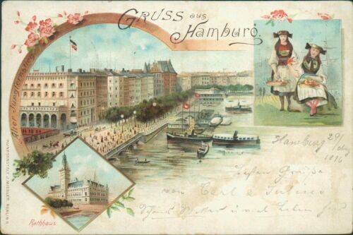 Ansichtskarte Hamburg 1896 (Nr.959)