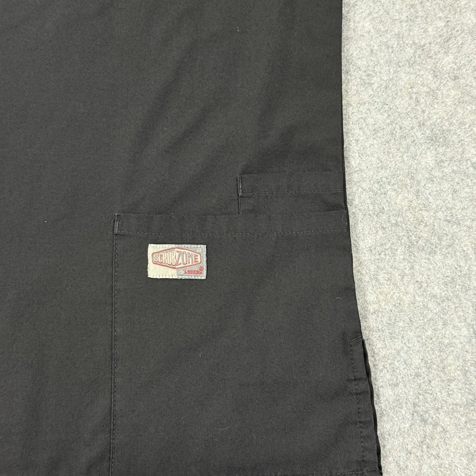 Ropa de trabajo de manga corta ScrubZone Medical Hospital para mujer talla XXS negra Foto 2 de 4