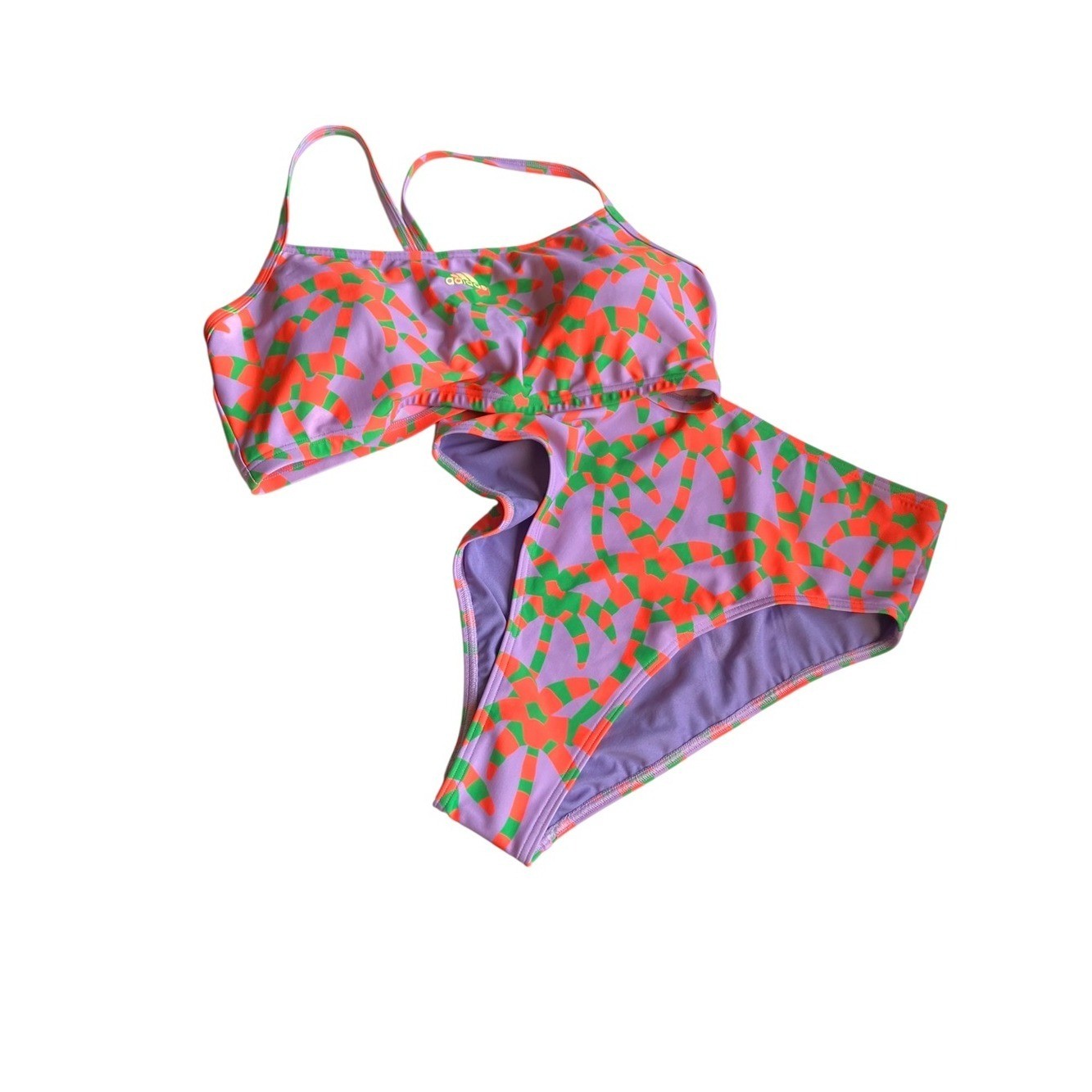 Farm Rio x Adidas Vibrant Palm Print Bikini Set XL NWT image 2