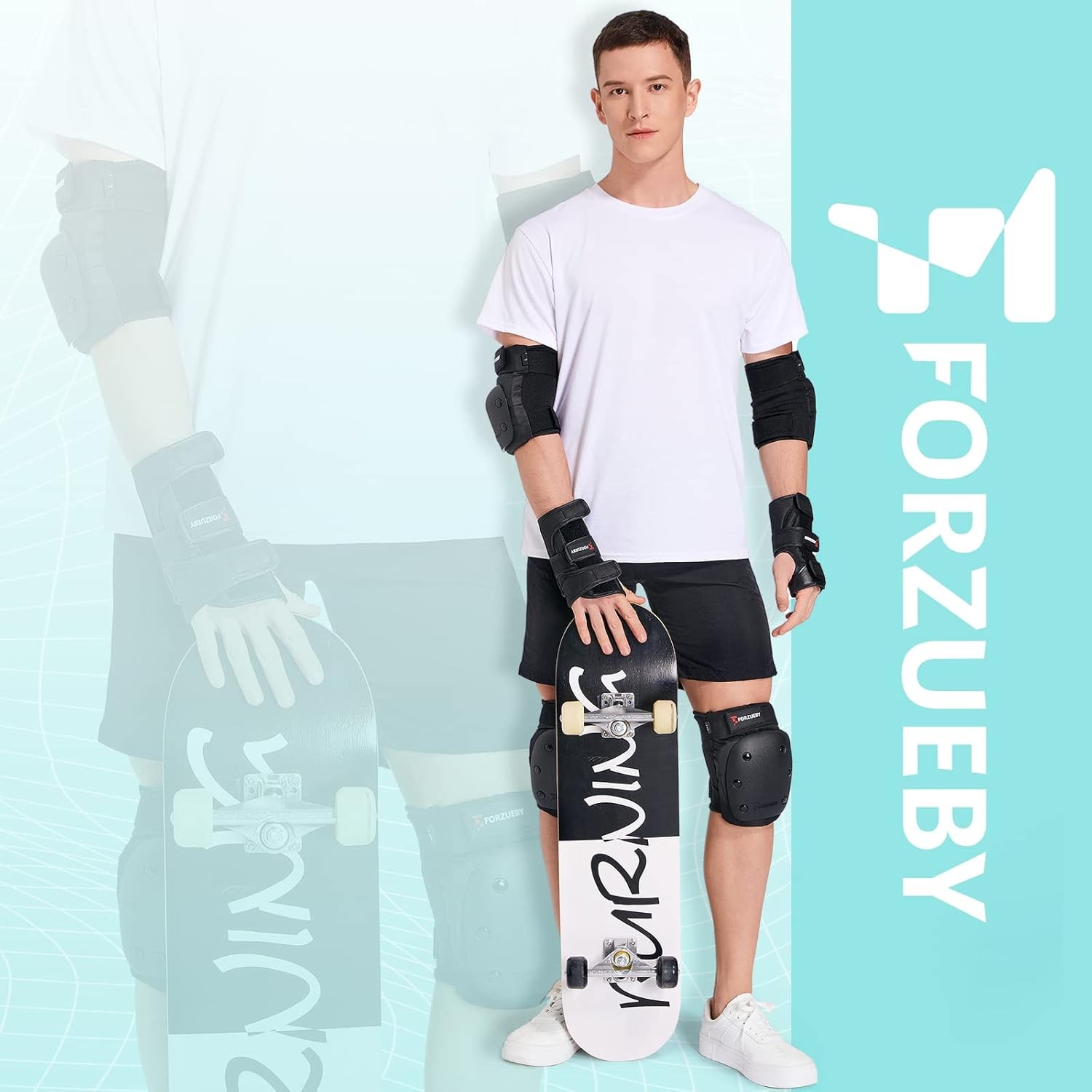 Wrist Guards 1 Pair Protective Gear for Skateboarding Roller SkatingSnowboarding