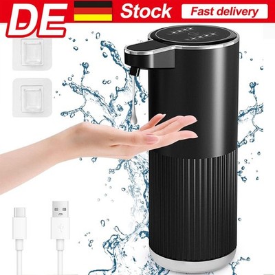 400ML Seifenspender Automatisch, 4 Modi Elektrischer Seifenspender Mit Sensor