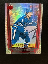 25-26 UD Series 2 Hockey RC Red Parallel Encore E-113 Sam Dickinson /199