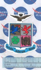 ADESIVO VINTAGE STICKER AUFKLEBER STEMMA ARALDICO AERONAUTICA MILITARE ITALIANA