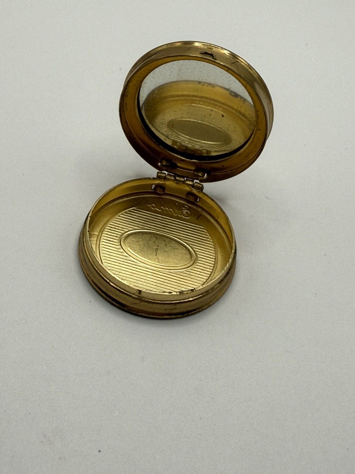 Rare Vintage Elmo Photo Finish Cosmetic Case compact “blue”