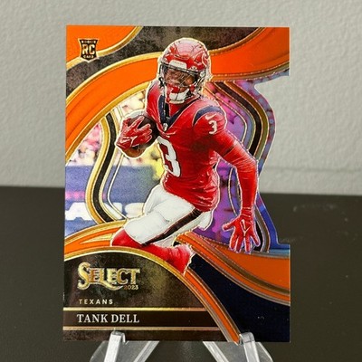 Tank Dell Texans 2023 Select Panini RC Orange Prizm #'d 005/399 Club Level #219
