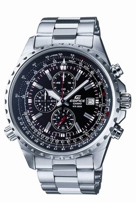 Casio Men's EF527D-1AV Edifice Stainless Steel Multi-Function Watch