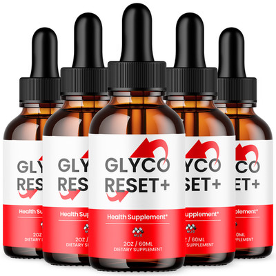 (5 Pack) Glyco Reset Drop GlycoReset Blood Support Vitamin Supplement 150 Servs
