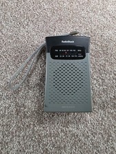 Vintage Radio Shack AM/FM Pocket Sized Radio Model 12-586 Working