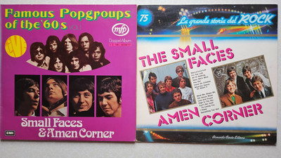 THE SMALL FACES & AMEN CORNER 1xLP Made In Italy + 1xDoppelalbum Made In Germany