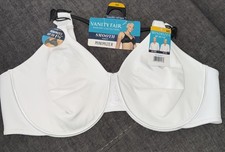 Vanity Fair minimizer bra 76084 white underwire Radiant Collection SZ 44D