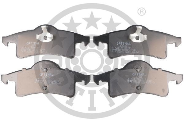 Optimal BP-12566 BremsklöTze, BremsbeläGe Hinten FüR Jeep Cherokee (Xj)-image