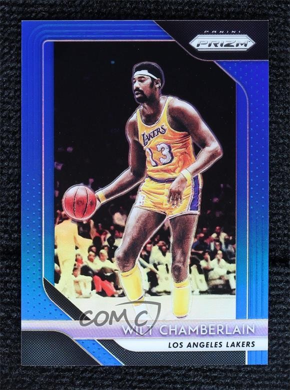 2018-19 Panini Prizm Blue Prizm 162/199 Wilt Chamberlain #205 HOF