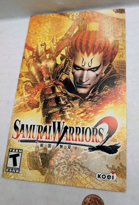 KOEI Samurai Warriors 2. PS2 instructions Manual Booklet ONLY.no video game