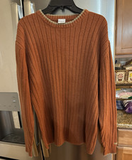 Columbia Ribbed Wool Blend Crewneck Sweater Preppy, Cozy, Casual, Gorpcore EUC