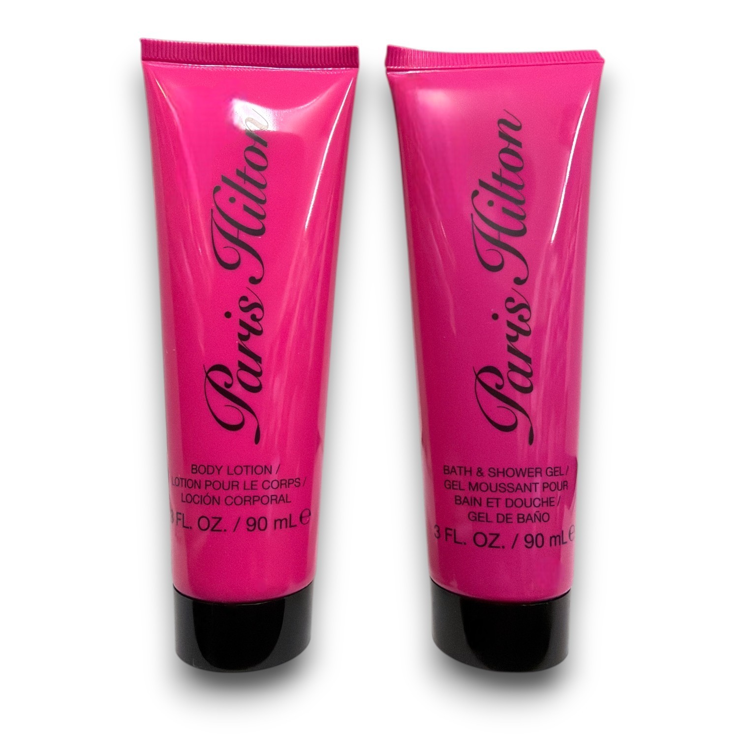Paris Hilton by Paris Hilton Body Lotion - Shower Gel 3oz each DUO