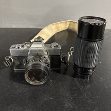 Minolta SRT-202 Film Camera with 75-200mm Lens Macro 50mm Lense Also Come With