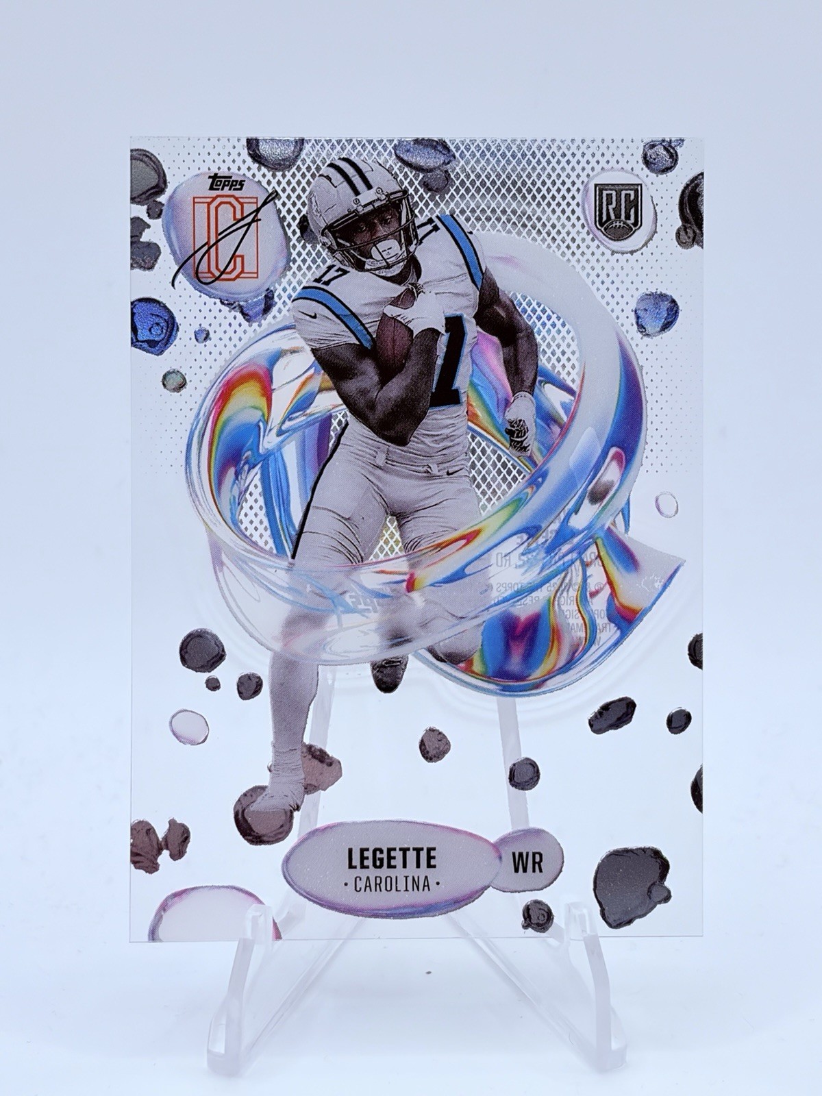 Xavier Legette 2024 Topps Signature Class Fluidity Acetate Rookie RC #F-9