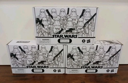 Star Wars Vintage Collection Snowtrooper 4 Pack - Lot of 3 New Sealed