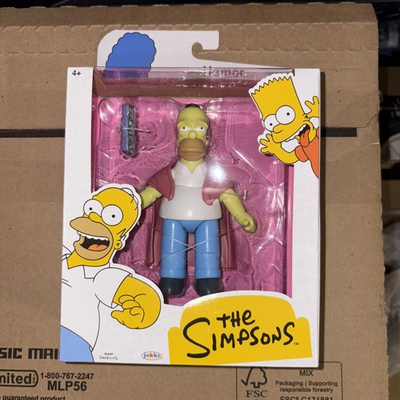 #ad The Simpsons Sick Homer w Sandwich 5quot; Jakks Pacific Action Figure Wave 6 2025 $21.99