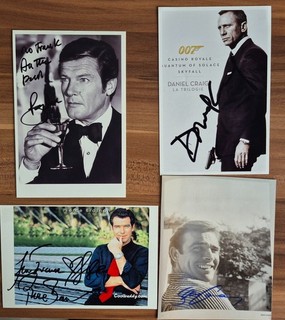 4 x James Bond Darsteller