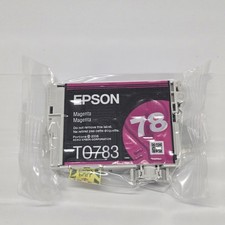 Epson 78 T0783 Magenta Genuine/Original Inkjet Ink Cartridge- no box expired