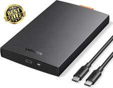 2.5" USB C to SATA III Hard Drive Enclosure 6Gbps UASP Trim for Mac/PC