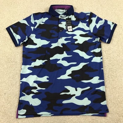 Greyson Polo Shirt Mens Medium Camoscape New | eBay