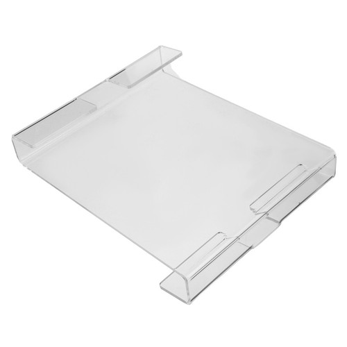 Answaily - 5 supporti per libri in acrilico trasparente, espositore, multifunzione, da scrivania, per esporre opere d'arte, libri, quaderni e altri