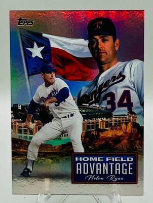 2024 Topps Legend Home Field Advantage Nolan Ryan LHA-8 SSP Rangers HOF