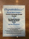 2026 Topps Finest Shai Gilgeous-Alexander Masters Auto Orange /25 Color Match!🔥