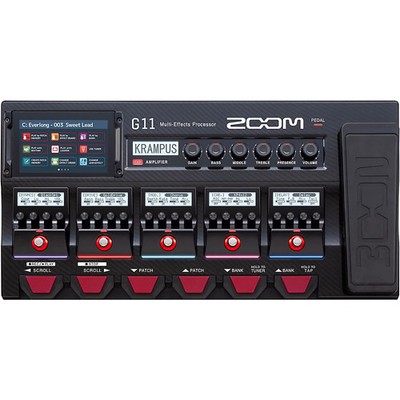Zoom G11 Multi-Effects Processor with Expression Pedal 197881355098 RF