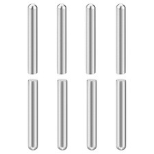 8Pcs 8mm x 60mm Dowel Pins, 304 Stainless Steel Round Head Pin, Silver