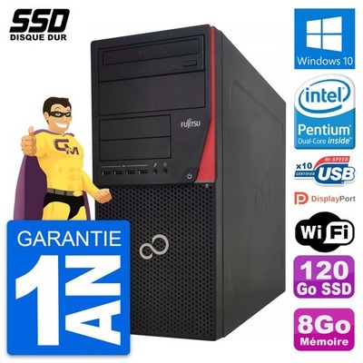PC Tour Fujitsu Esprimo P920 Intel G3220 RAM 8Go SSD 120Go Windows 10 Wifi